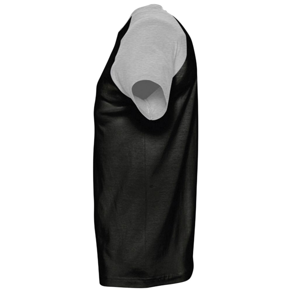 Футболка мужская двухцветная Funky 150, черная с серым меланжем-3