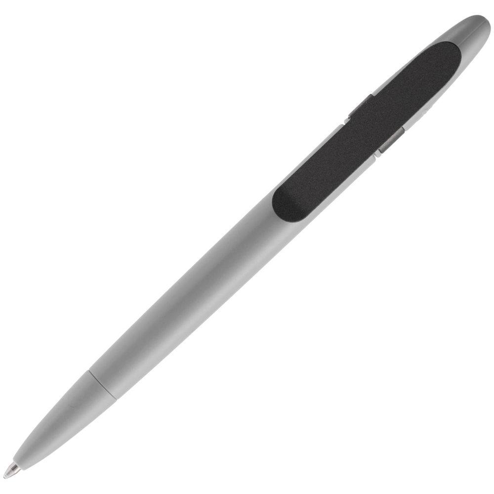 Ручка шариковая Prodir DS5 TSM Metal Clip, серая-2