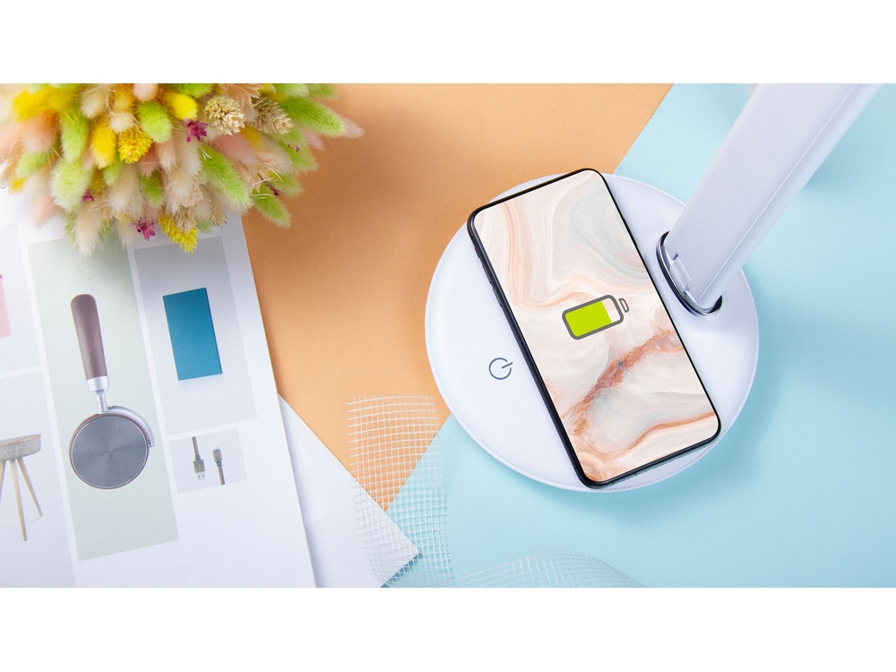 Настольная лампа Rombica LED FAROS, белый (круглое основание)-7