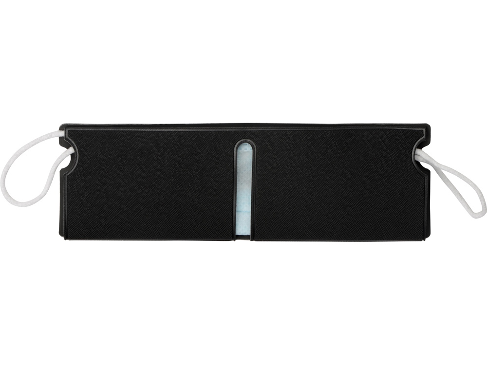 Чехол для гигиенической маски, черный-4