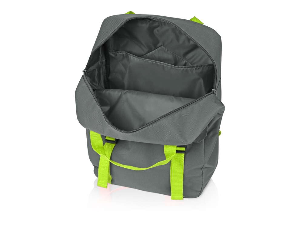 Рюкзак Lock, серый/зеленое яблоко-2