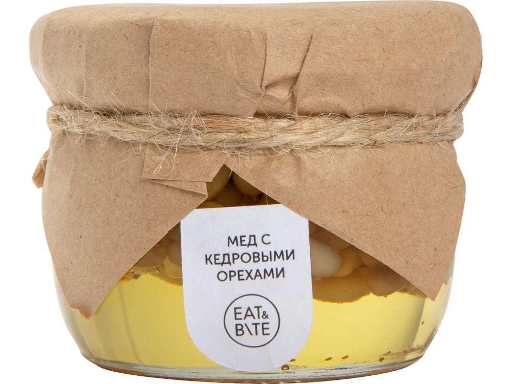 Сувенирный набор Мед с кедровыми орешками 120 гр-2