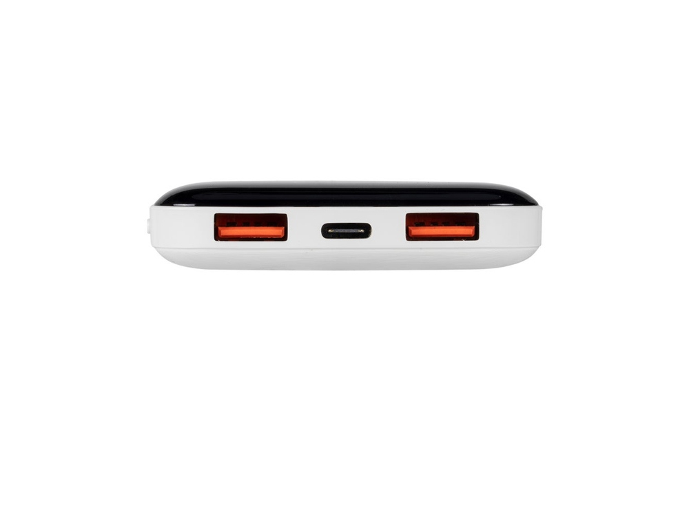 RIVACASE VA2540 (10 000mAh), QC/PD 20W внешний аккумулятор с дисплеем, белый 12/48-5