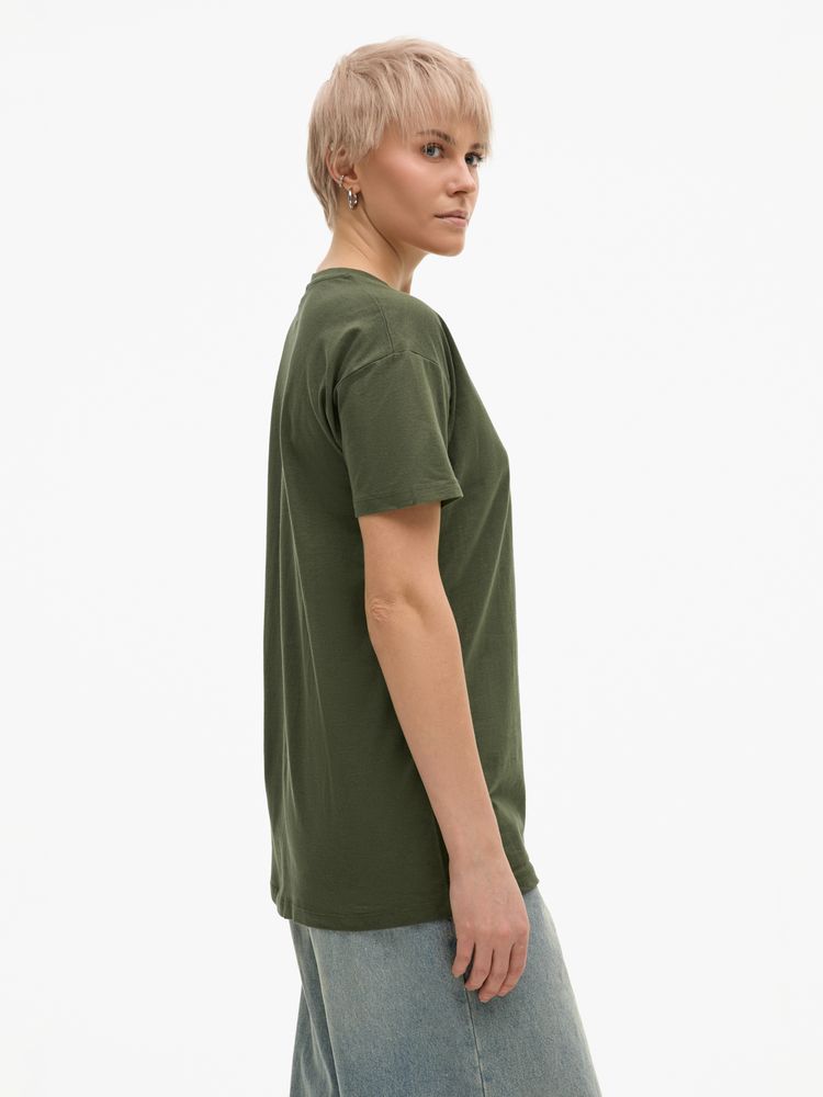 Футболка унисекс Regent 150, темный хаки-6