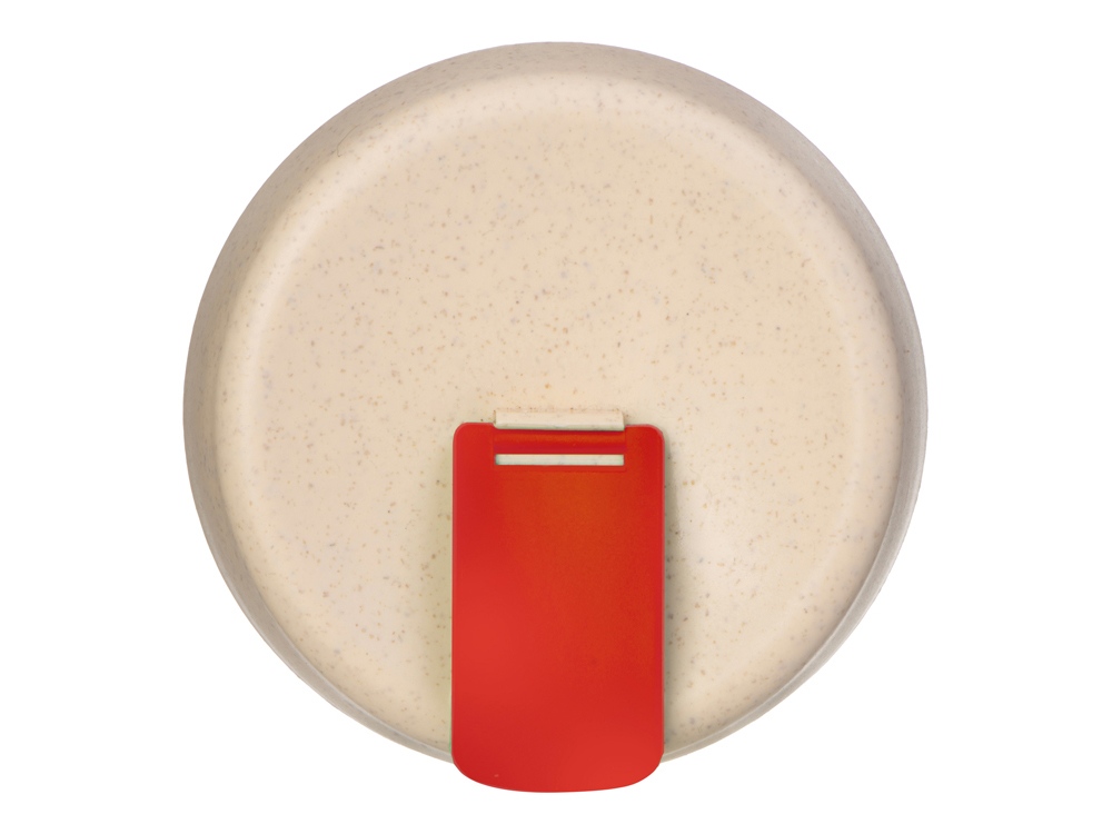 Стакан из пшеничного волокна с двойными стенками Pino, красный-6