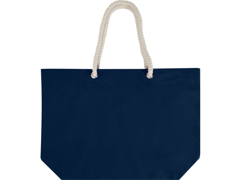Florida пляжная эко-сумка из переработанного материала, сертифицированного по стандарту GRS, плотностью 270 г/м² 18L - Темно - синий-2