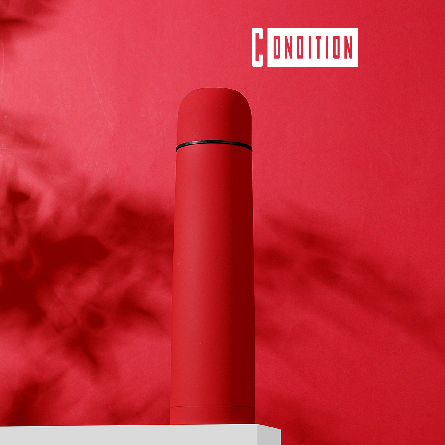 Термос софт-тач Yanemal 1 л. (красный)-0