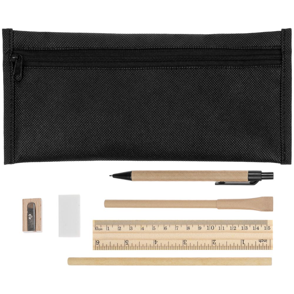 Канцелярский набор Scribe, без блокнота, черный-3