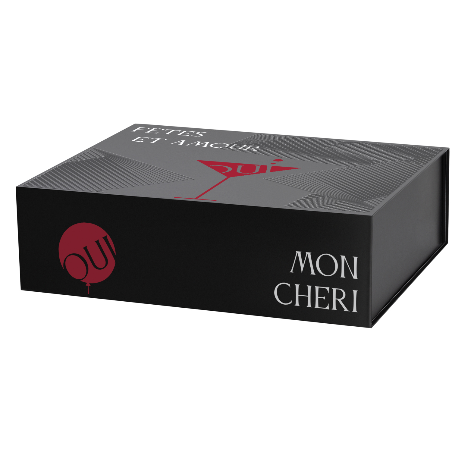 Подарочная коробка-трансформер большая, черная-8