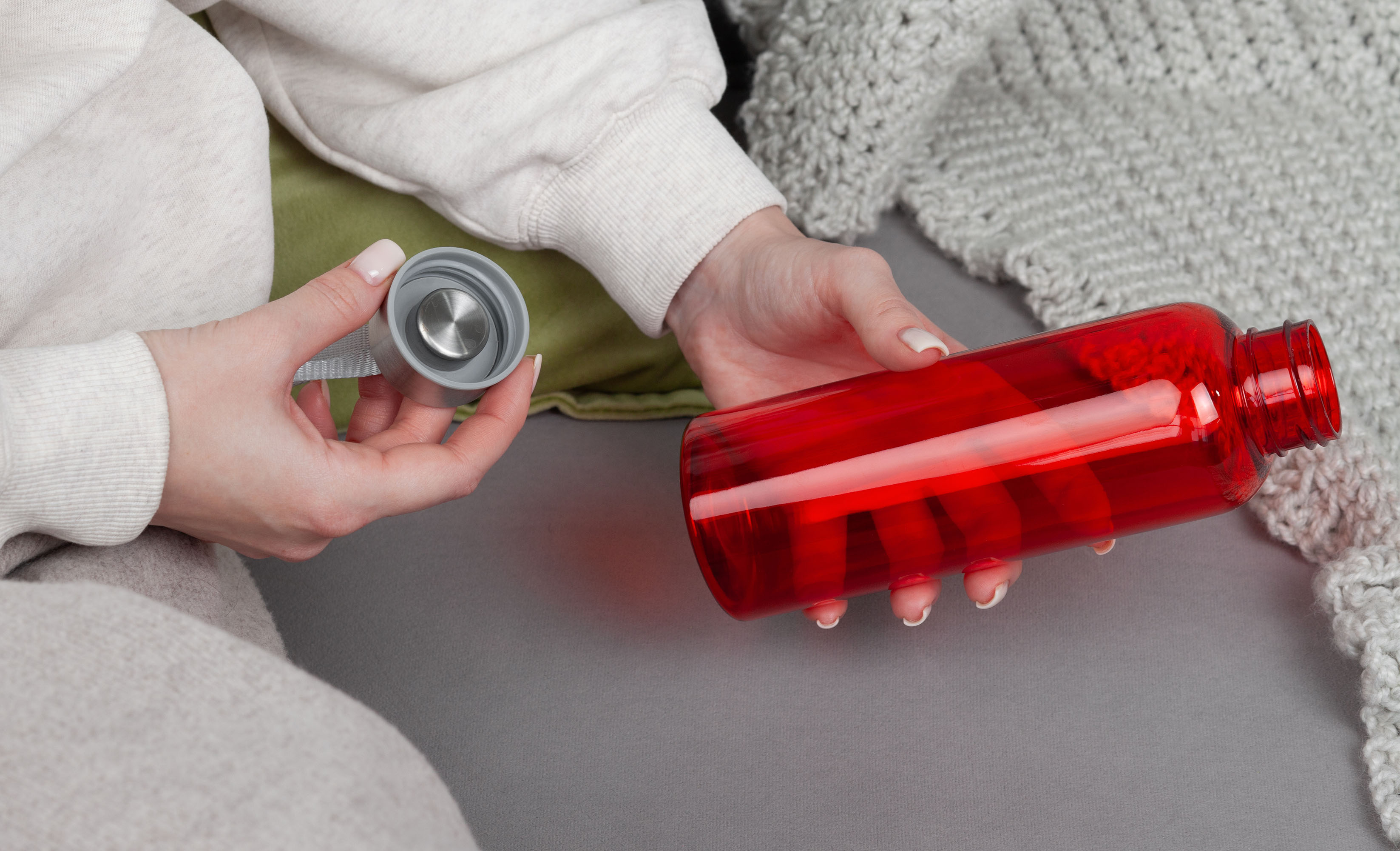 Бутылка для воды "H2O" 500 мл-2