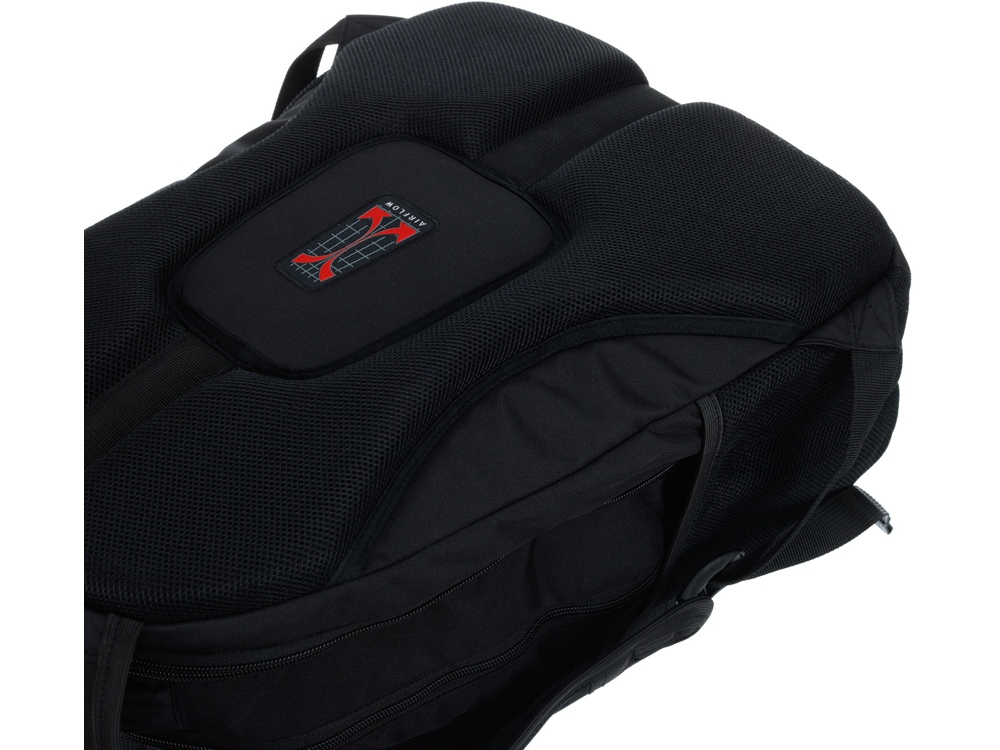 Рюкзак TORBER ПРОРЫВ с отделением для ноутбука 15, чёрный, полиэстер 600D, 35x20x47 см, 33л-5