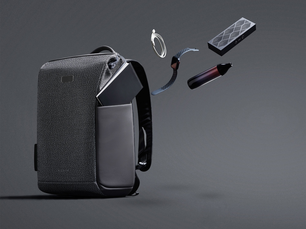 Антикражный рюкзак SnapPack для ноутбука 16, серый-26