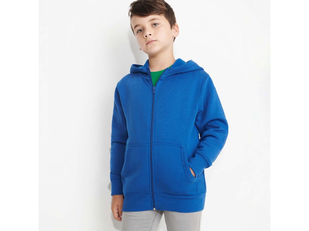 Толстовка на молнии Montblanc детская, королевский синий-4