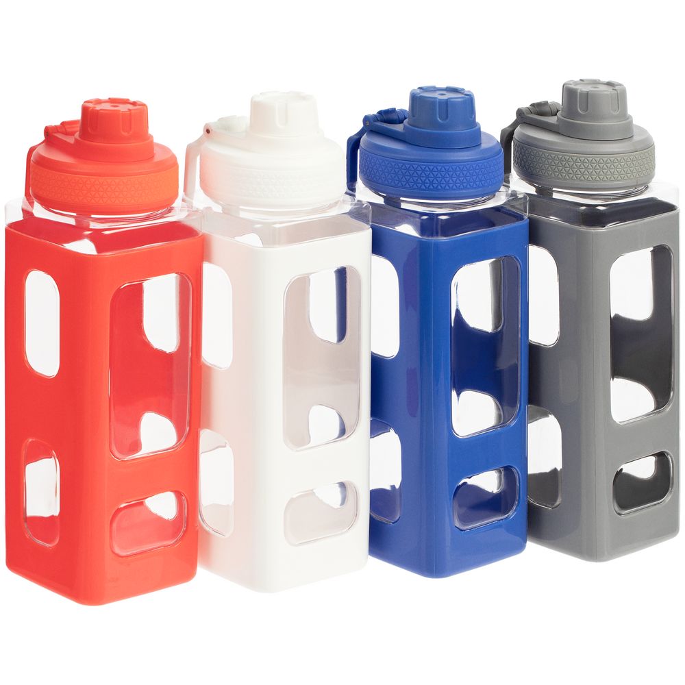 Бутылка для воды Square Fair, красная-3