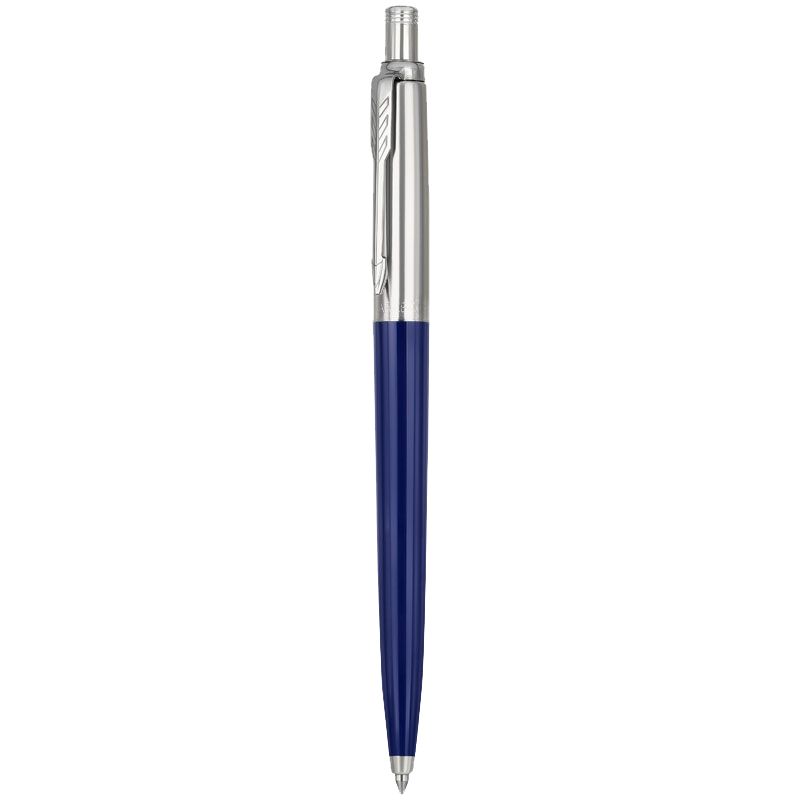 Ручка шариковая Parker Jotter Originals Navy Blue Chrome CT, темно-синяя-2