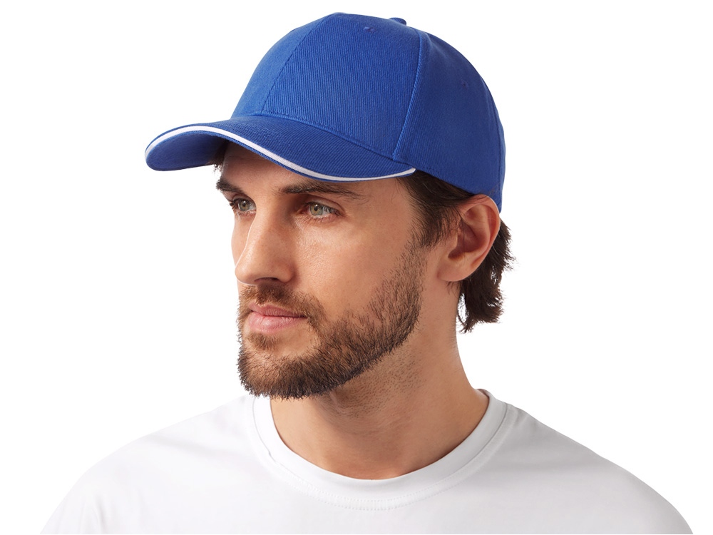 Бейсболка Cancun, классический синий/белый-1