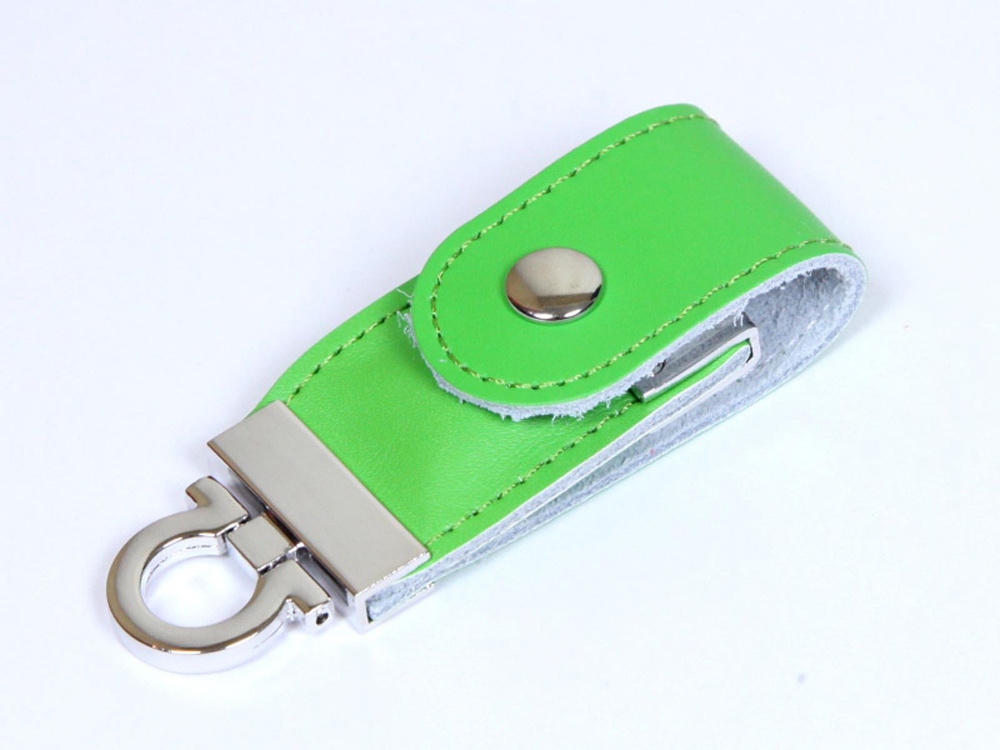 USB-флешка на 8 Гб в виде брелка, зеленый-1