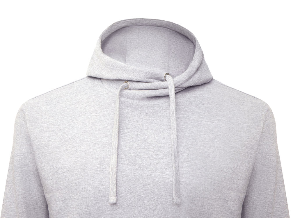 Толстовка унисекс Stream с капюшоном, серый меланж-10