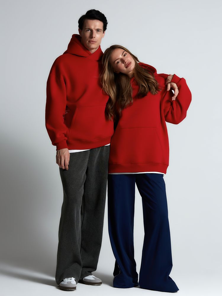 Худи Kulonga Oversize, красное-6