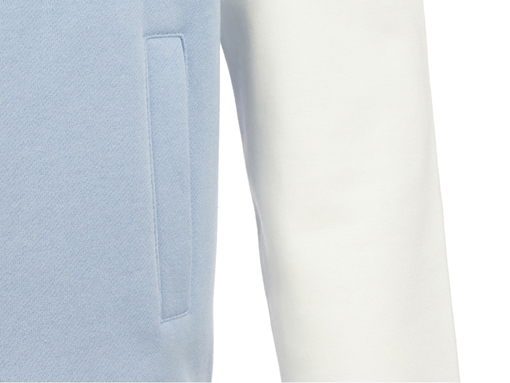 Бомбер Oxford, небесно-голубой/молочный, унисекс-15