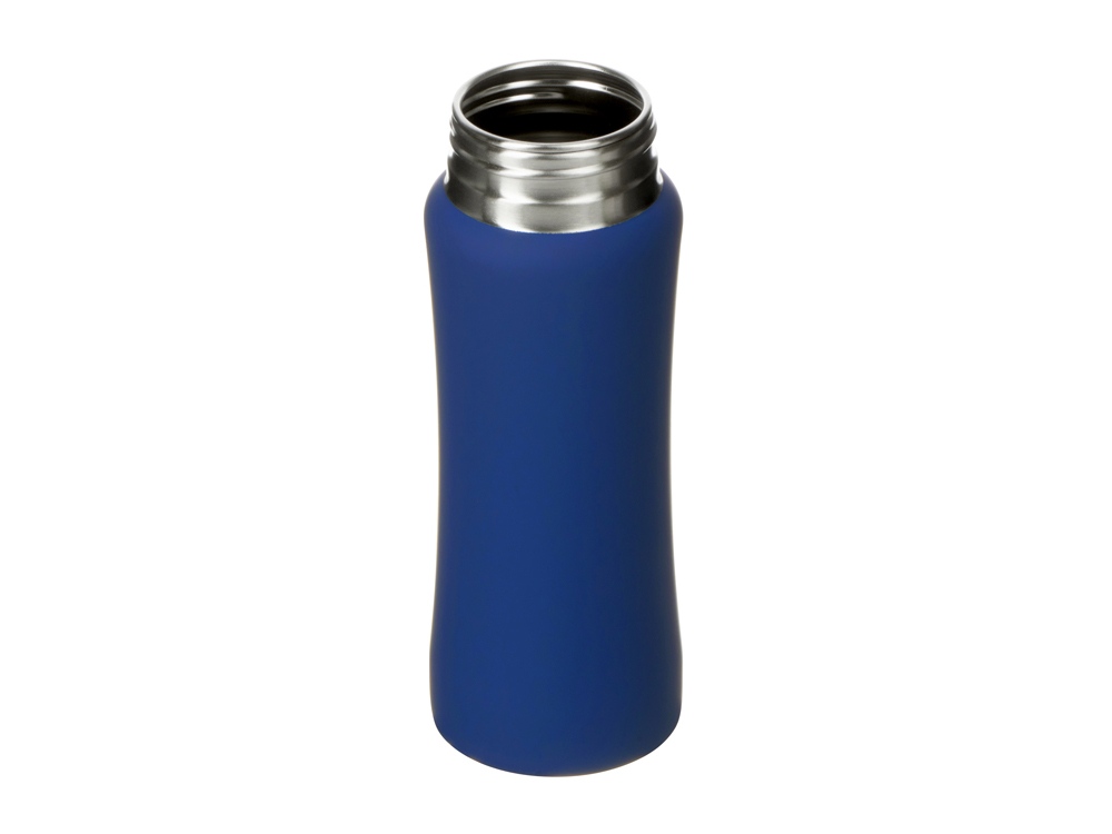 Бутылка для воды Bottle C1, сталь, soft touch, 600 мл, темно-синий-2