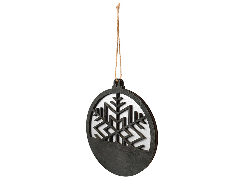 Подвеска деревянная Noirflake-2
