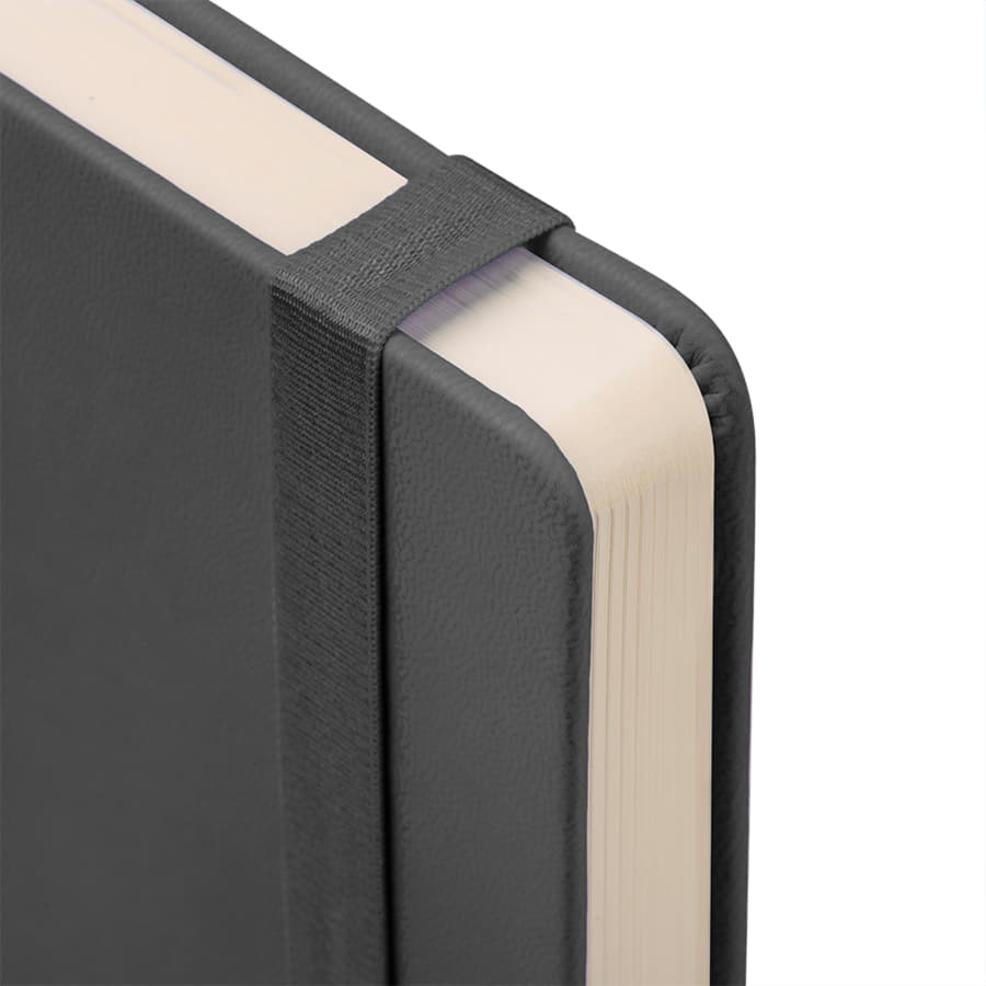 Ежедневник недатированный HAMILTON, A5, темно-серый, кремовый блок, темно-серый-10