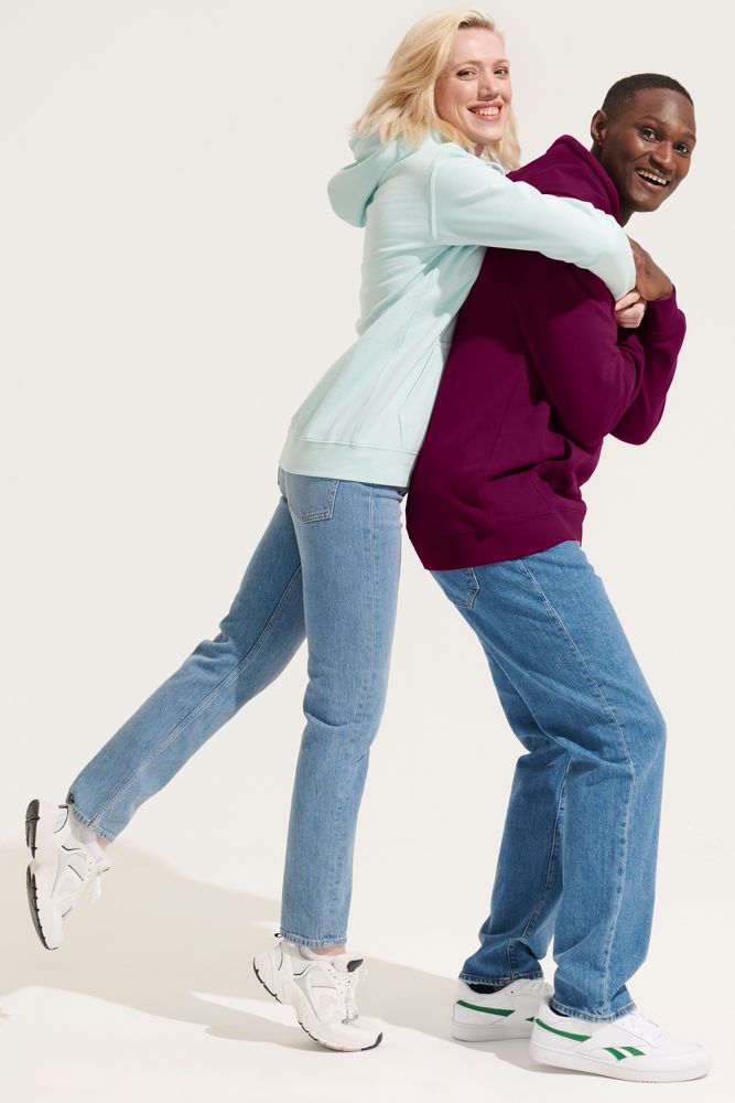 Худи унисекс Condor, зелено-голубое-4