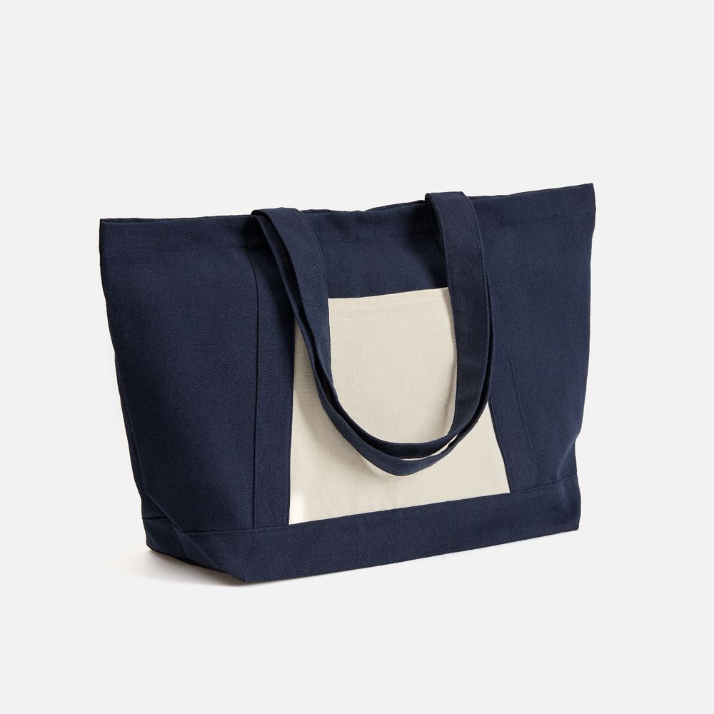 Шопер Shophop, синий с неокрашенным-1