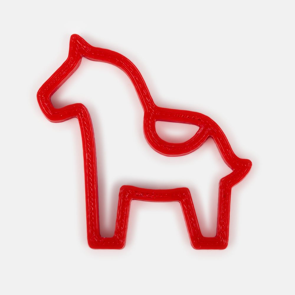 Подвеска «Лошадка с седлом», 3D-печать на заказ-0