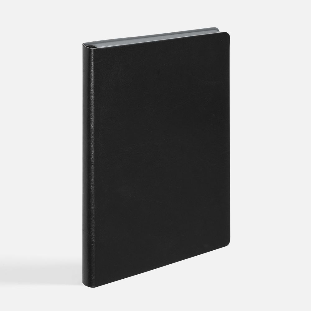 Ежедневник Doppio, недатированный, черный с серым-2