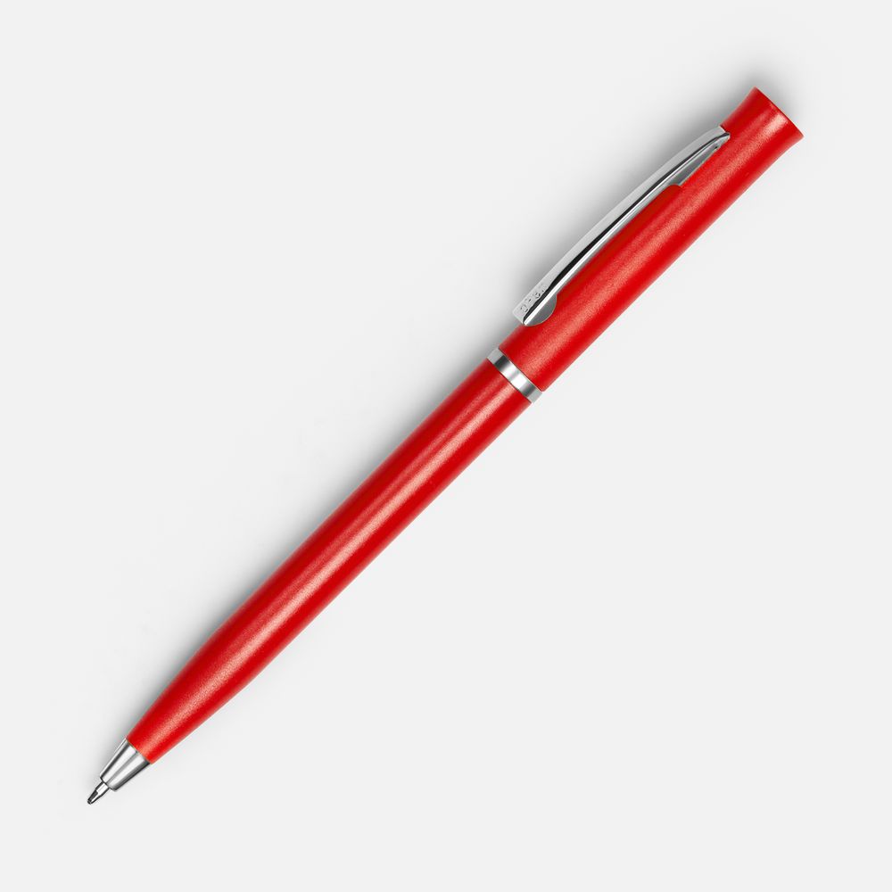 Ручка шариковая Euro Chrome, красная-1