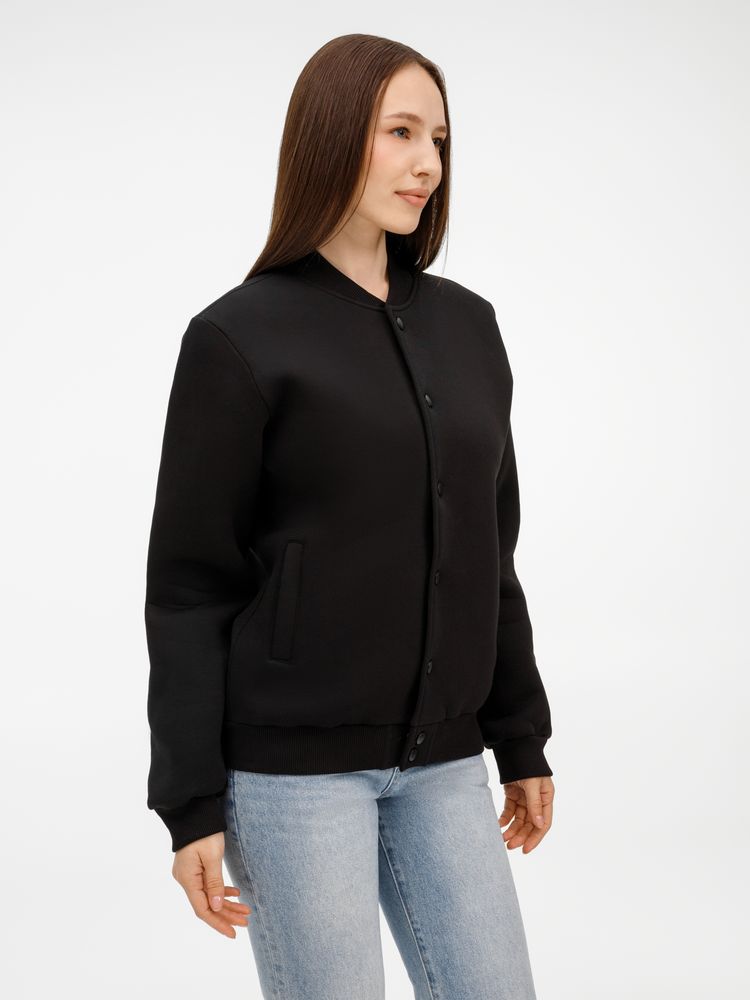 Бомбер унисекс AtmosWear, черный-4