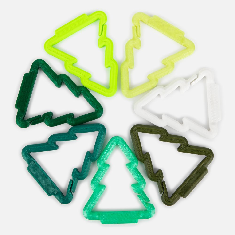 Брелок Impreso, 3D-печать на заказ, елочка-1