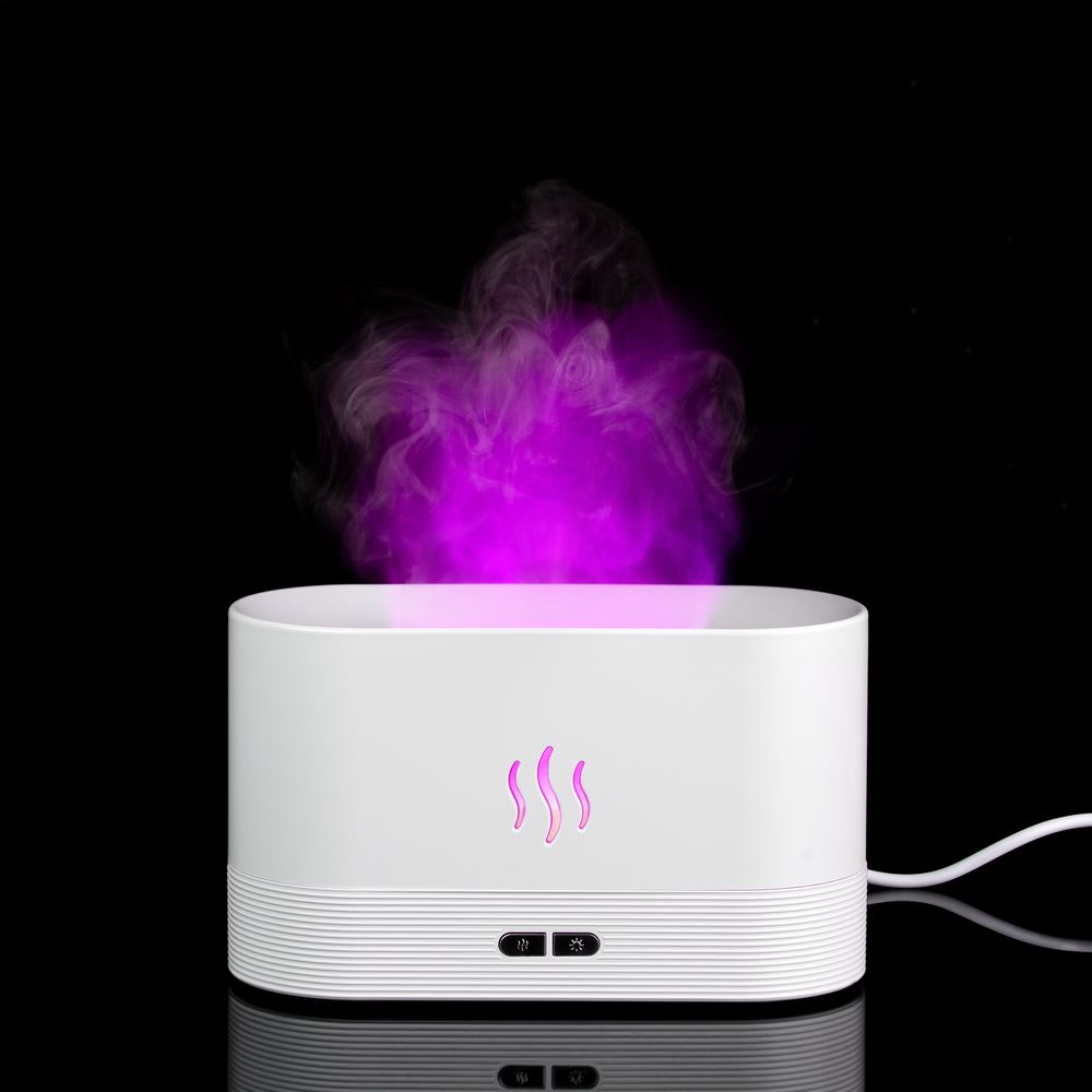 Увлажнитель-ароматизатор с имитацией пламени Fuego ver.2, белый-1