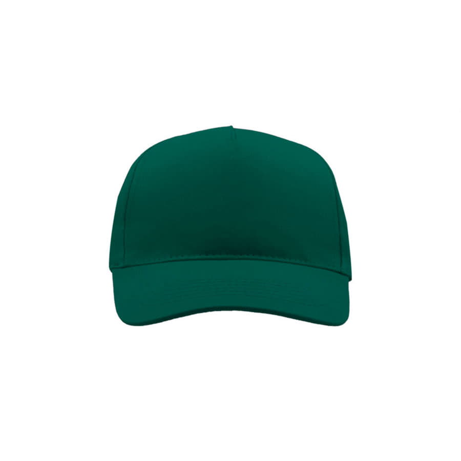 Бейсболка START FIVE, 5 клиньев, застежка на липучке, темно-зелёный-4