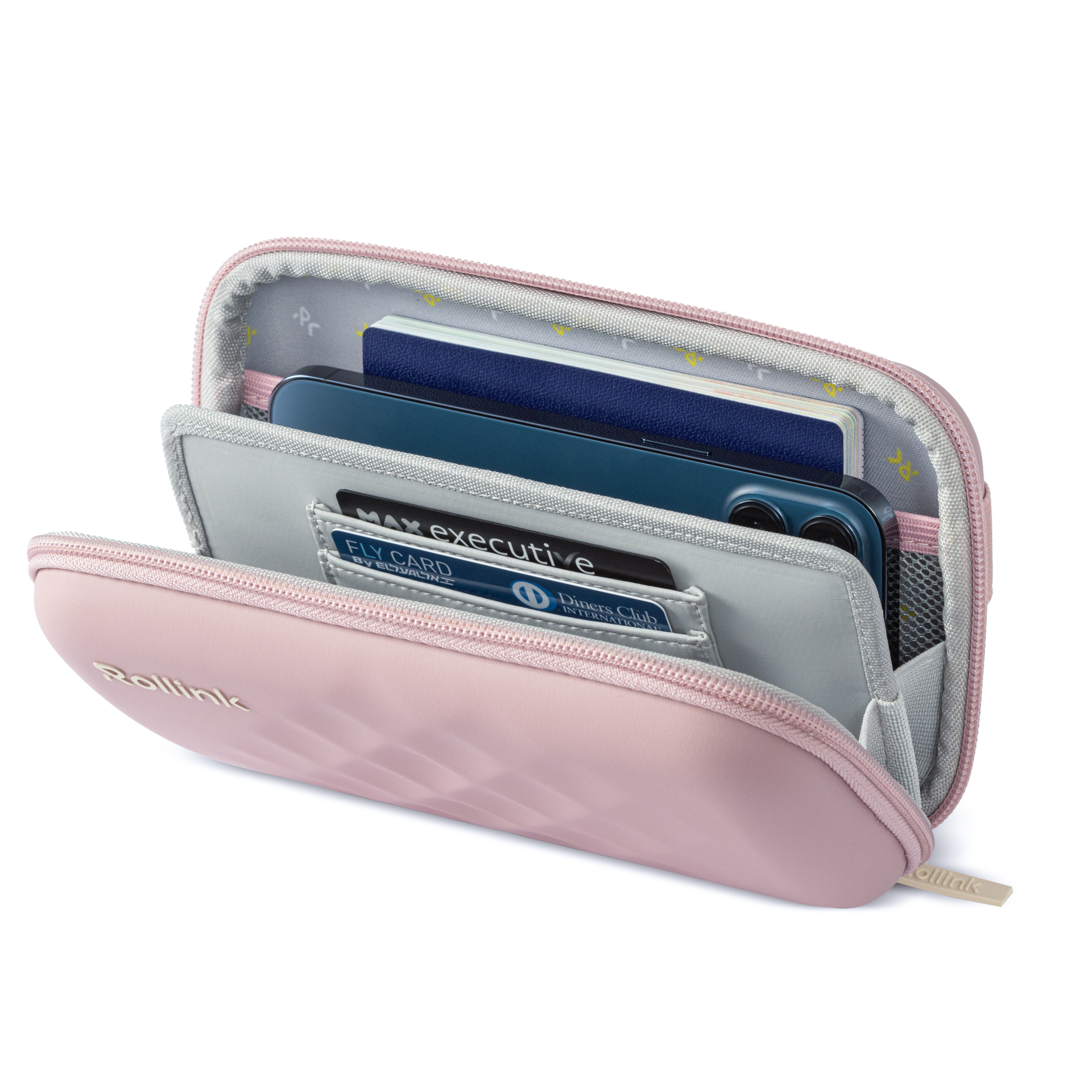 Дорожная сумочка Rollink Mini Bag Tour 21x12x6 см, розовая-4