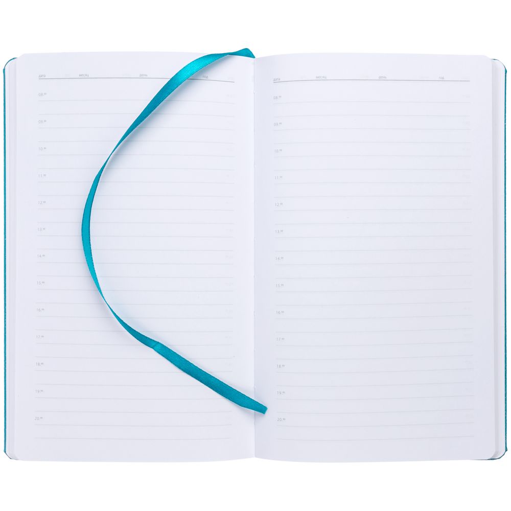 Ежедневник Nova, недатированный, бирюзовый-5