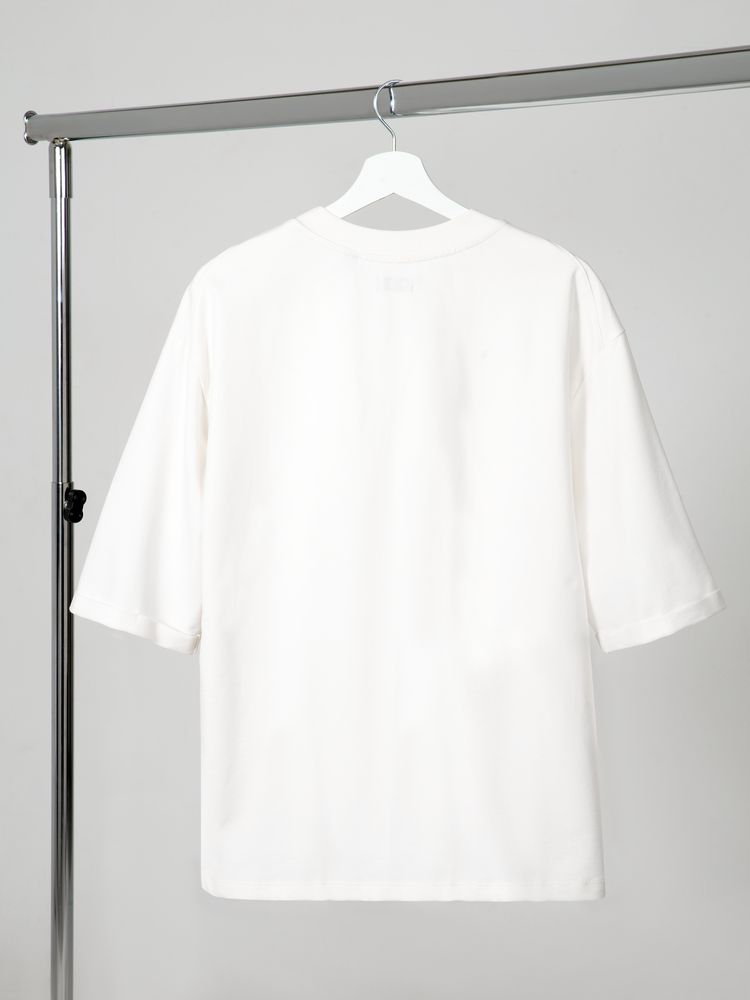 Футболка оверсайз унисекс Kosmos 2.0, кремовая-2