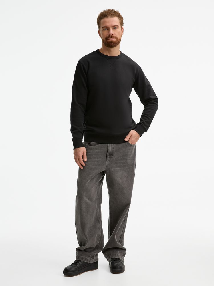 Толстовка унисекс Sully, черная-3