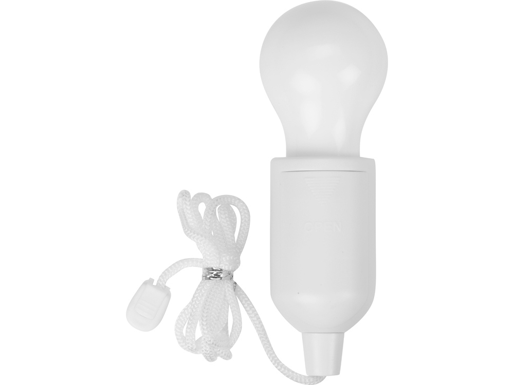 Портативная лампа на шнурке Pulli, белый-4