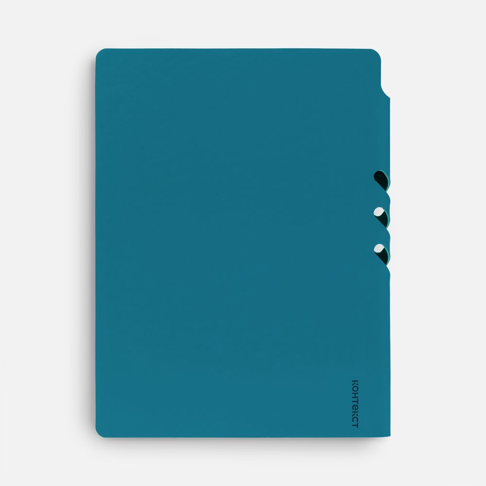 Ежедневник Flexpen Shall, недатированный, бирюзовый-2