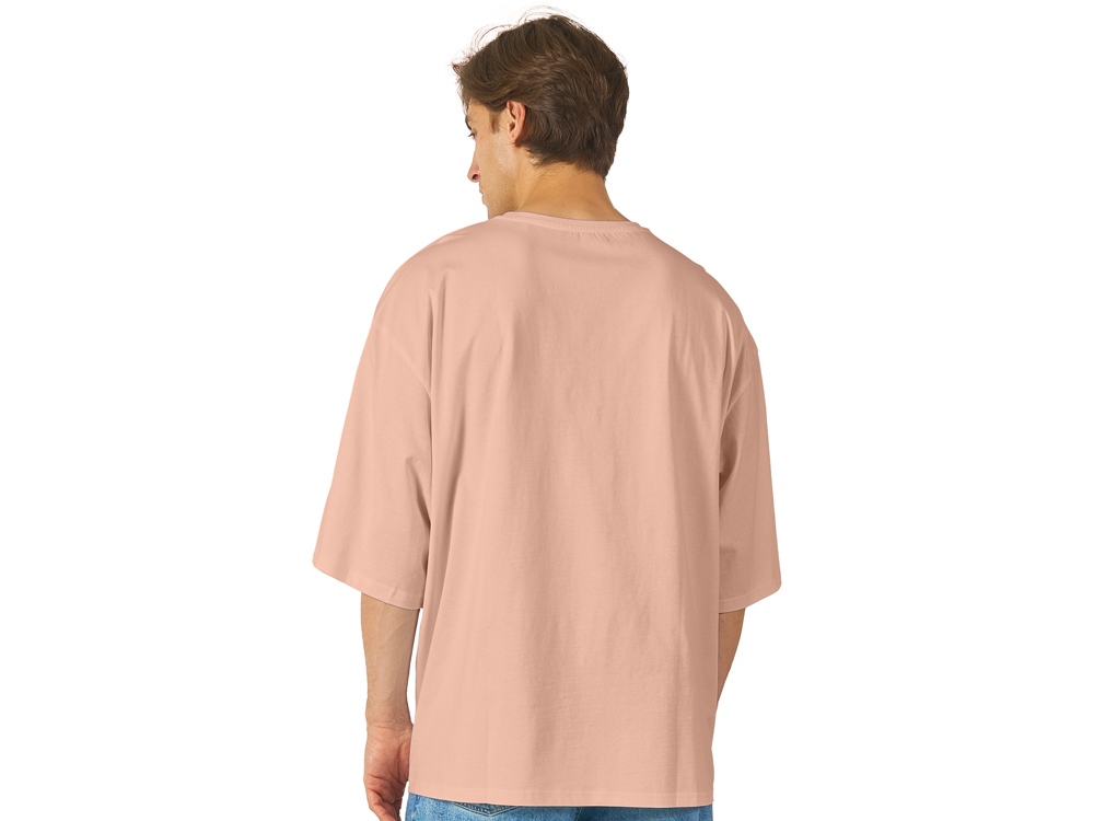 Футболка Berlin к/р оверсайз, 100% хлопок, 180гр, лососевый-4