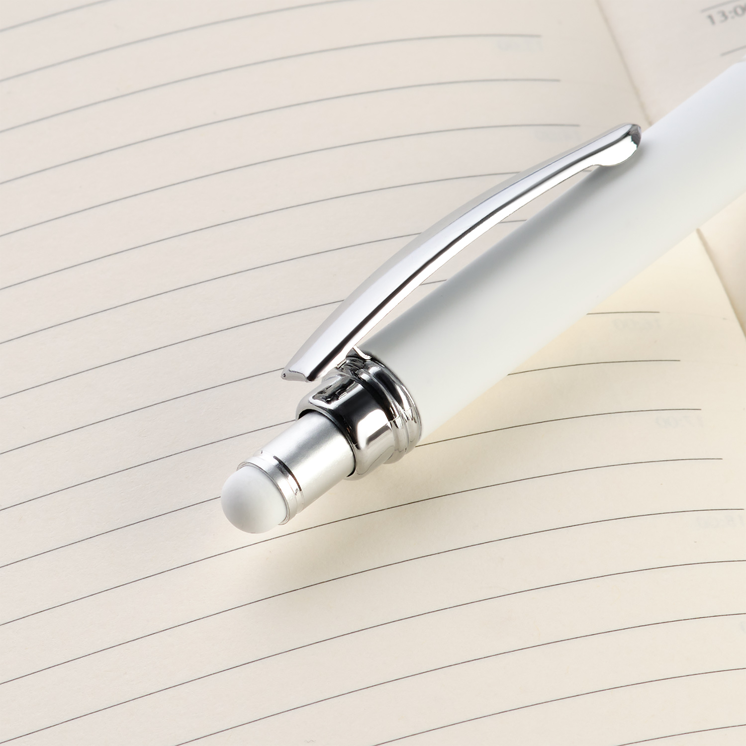 Шариковая ручка Альт (Alt), белая-4