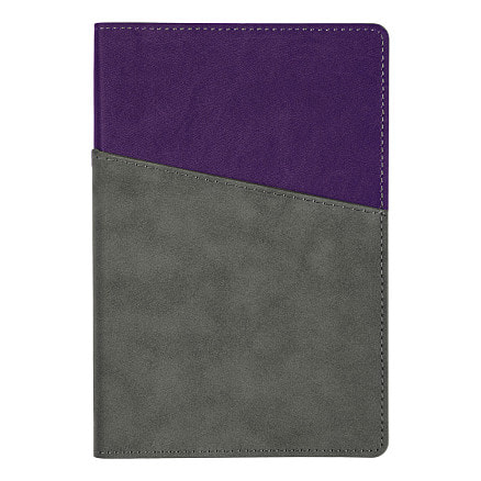 Ежедневник Flexy Smart Porta Nuba Latte A5, Серый/фиолетовый-1