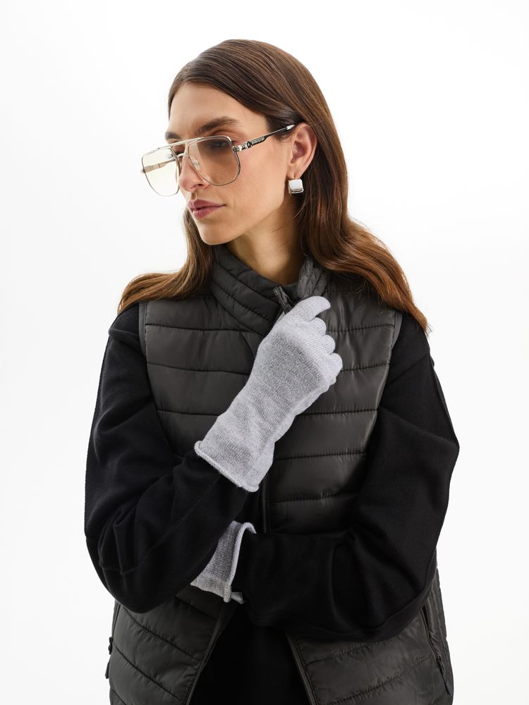 Перчатки Alpine, удлиненные, серые-2