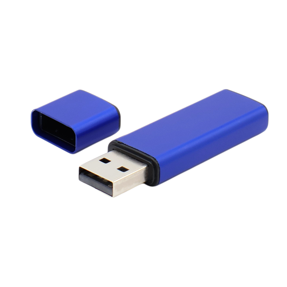 Флешка Loon 16 Гб в футляре, Синий-1