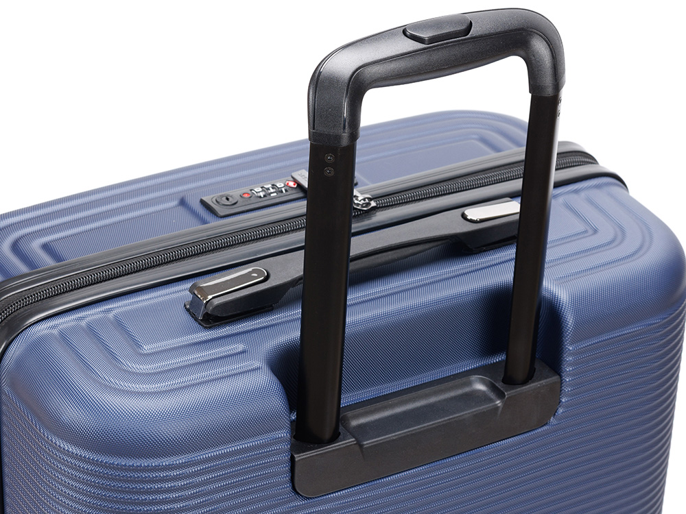 Чемодан TORBER Onego, синий, ABS-пластик, 69,5 х 46 х 26 см, 69 л-5
