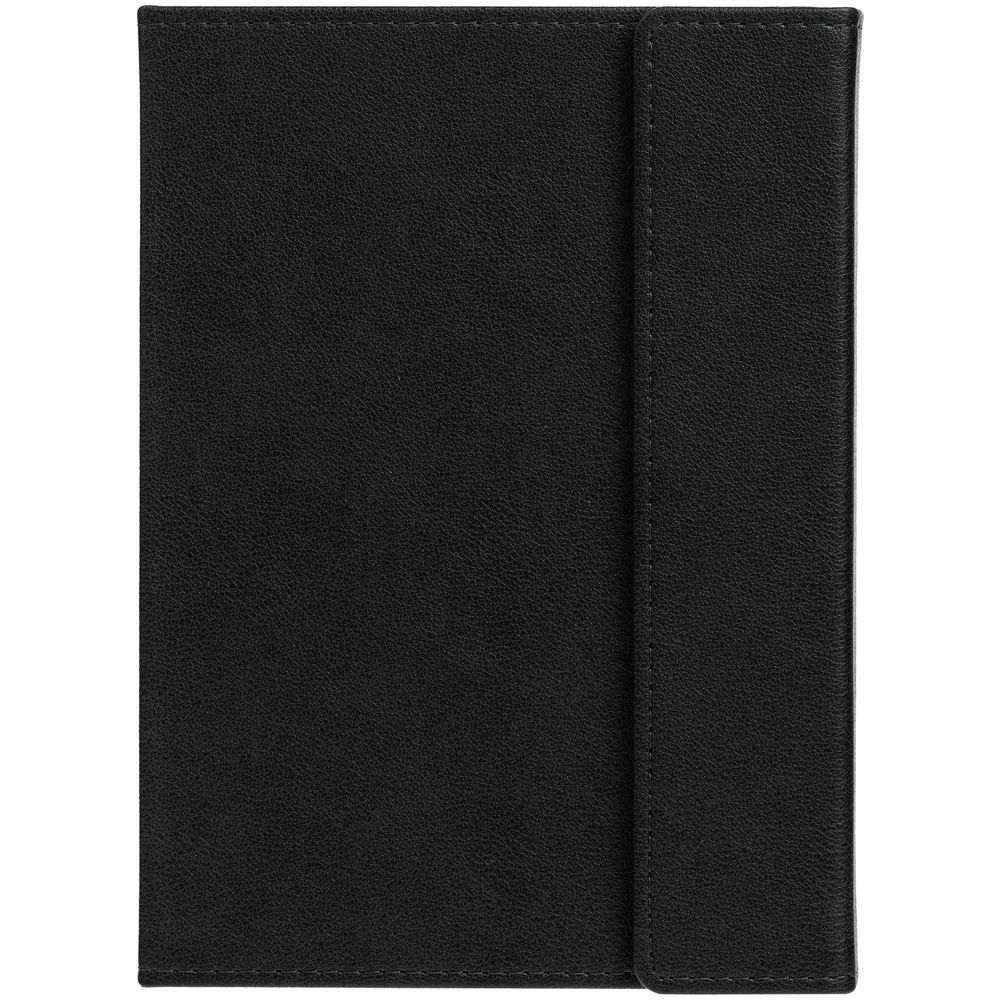 Ежедневник Flap на заказ, недатированный, черный-1