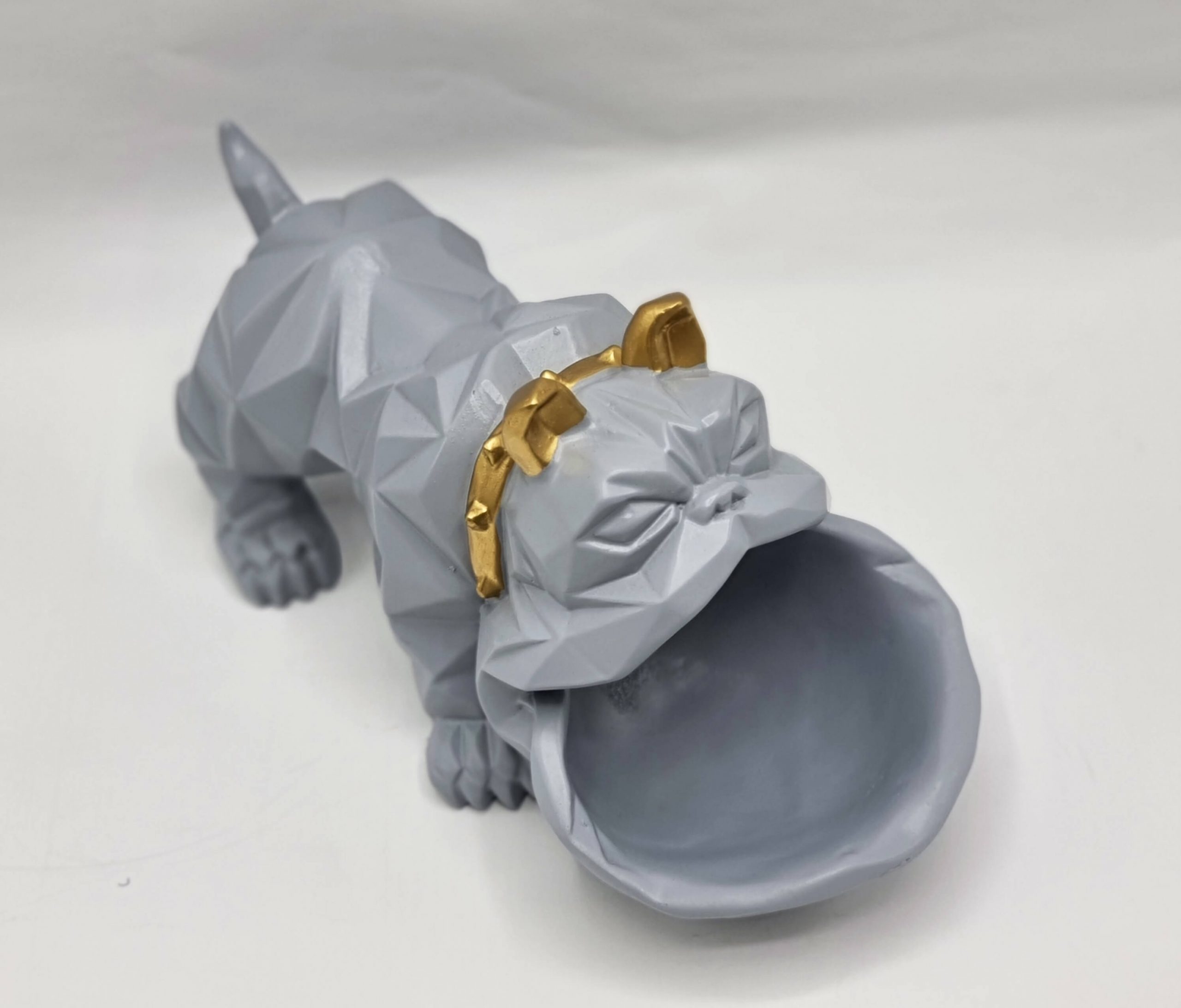 Статуэтка хранитель Бульдог, Серый-1